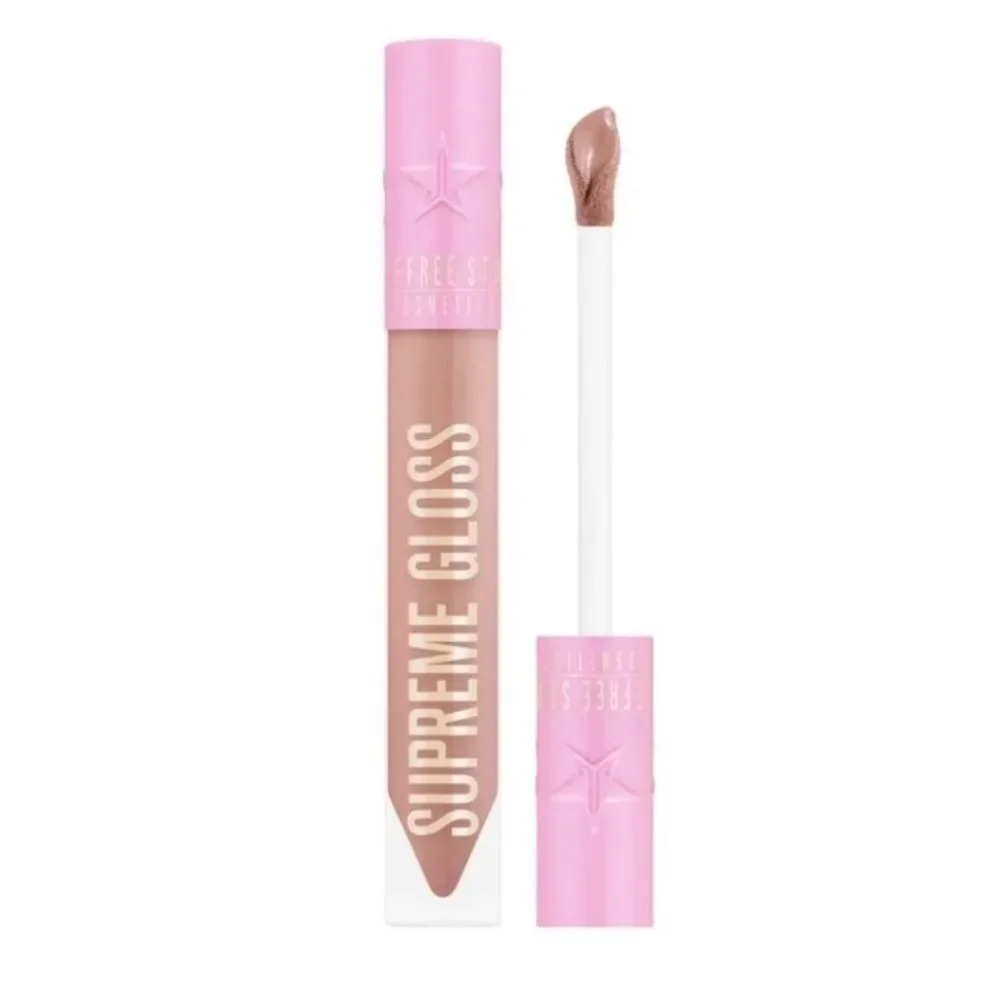 Jeffree Star Supreme Gloss Lip Gloss Nude Shade Full Size NIB Celebrity Skin